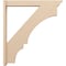 Ekena Millwork 5 1/2-in W x 38-in D x 42-in H Balboa Trad Rough Cedar Woodgrain TimberThane Outlooker, Primed Tan OUTUR055X38X42BOA04RCPR - alternate 5